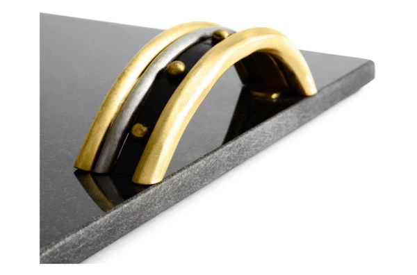 Доска для сыра с ножом Michael Aram Нага 38х25 см, гранит