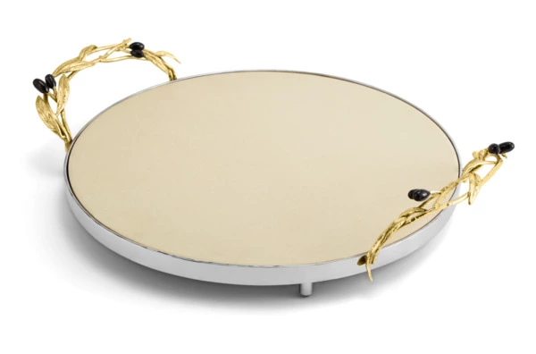 Камень для пиццы Michael Aram Золотая оливковая ветвь 47х38 см