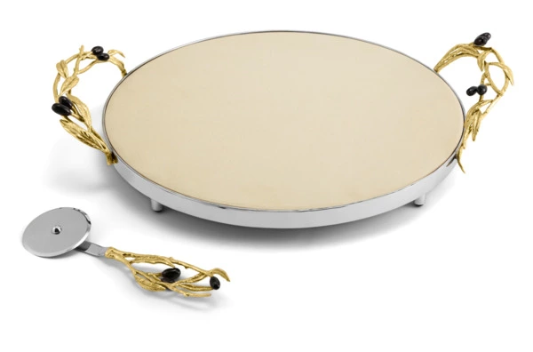 Камень для пиццы Michael Aram Золотая оливковая ветвь 47х38 см