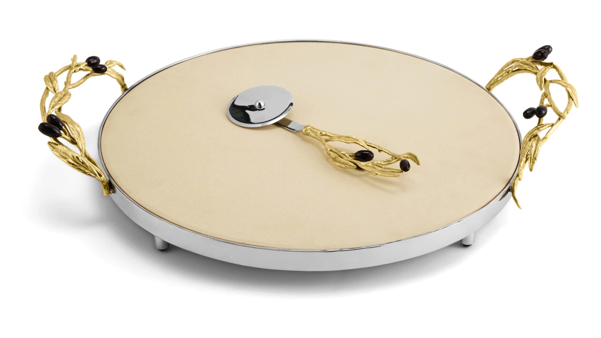 Камень для пиццы Michael Aram Золотая оливковая ветвь 47х38 см