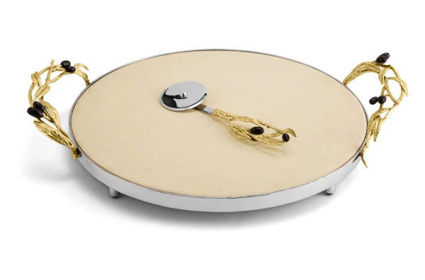 Камень для пиццы Michael Aram Золотая оливковая ветвь 47х38 см