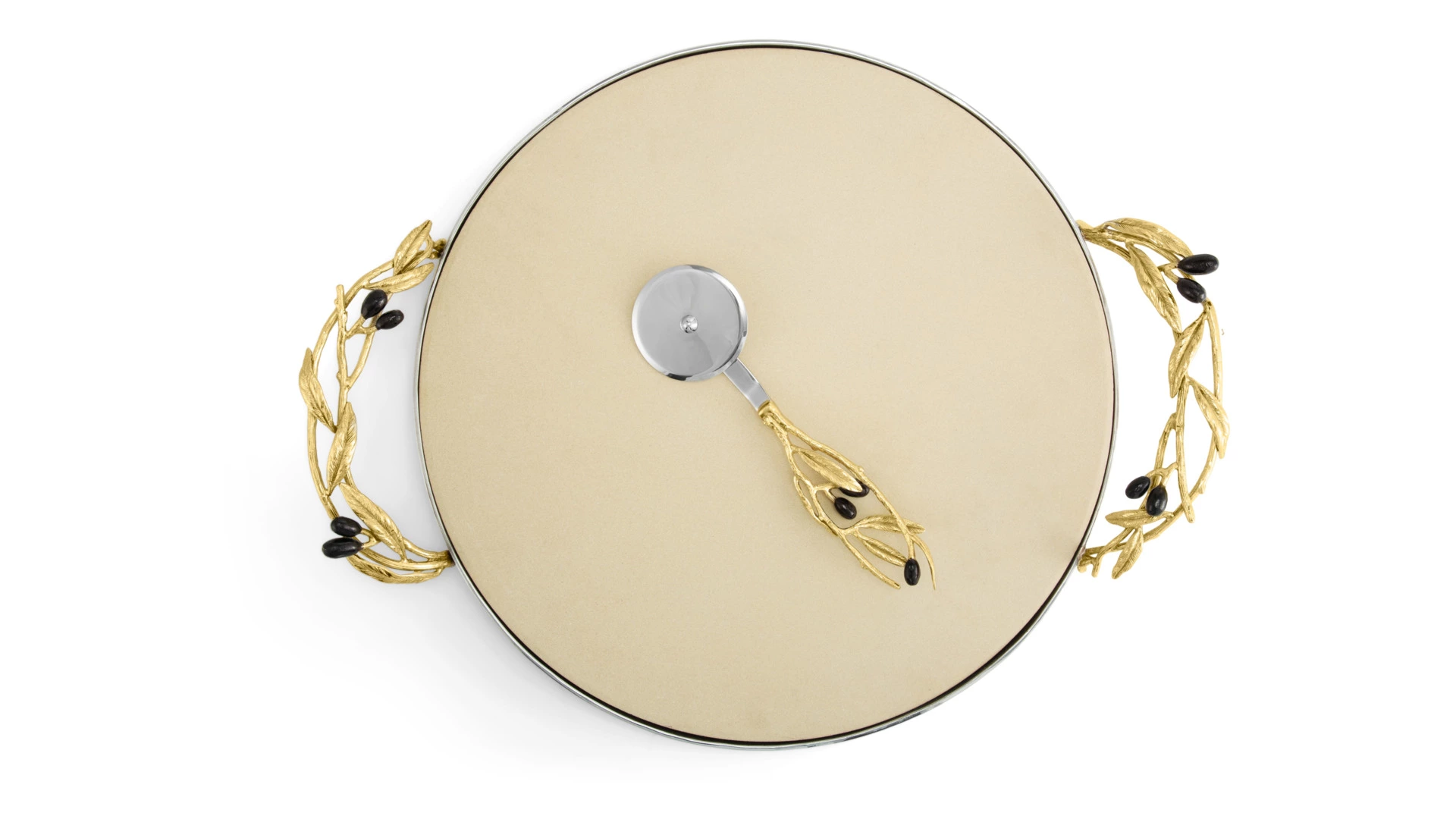 Камень для пиццы Michael Aram Золотая оливковая ветвь 47х38 см