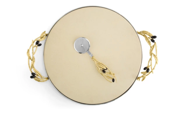 Камень для пиццы Michael Aram Золотая оливковая ветвь 47х38 см