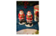 Набор для соли и перца 3D Certified Int. Новогодний домик Санта, 10,5 см соль, 11 см перец, керамик