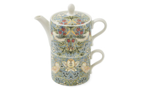 Набор чайный  Эгоист Spode Моррис и Ко Дрозды 1,1 л, фарфор, п/к