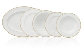 Сервиз столовый Noritake Сара Голд на 6 персон 20 предметов, фарфор