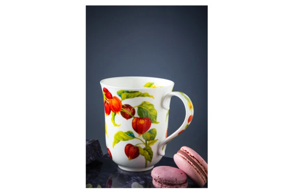 Кружка Dunoon Физалис Бремор 330 мл, фарфор костяной