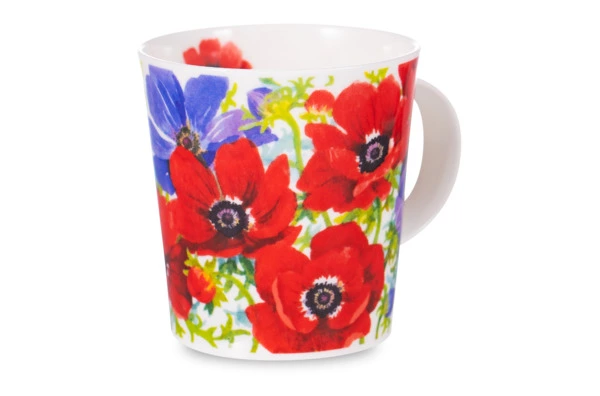 Кружка Dunoon Анемоны Ломонд 320 мл, фарфор костяной