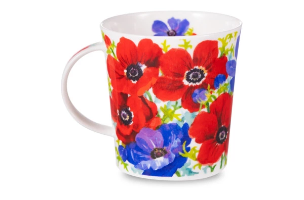 Кружка Dunoon Анемоны Ломонд 320 мл, фарфор костяной