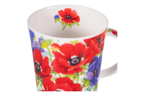 Кружка Dunoon Анемоны Ломонд 320 мл, фарфор костяной