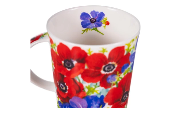 Кружка Dunoon Анемоны Ломонд 320 мл, фарфор костяной