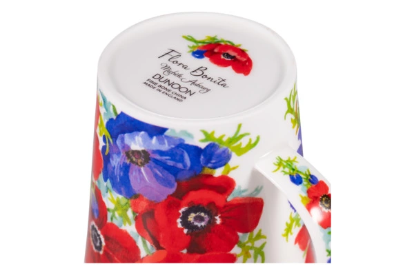 Кружка Dunoon Анемоны Ломонд 320 мл, фарфор костяной