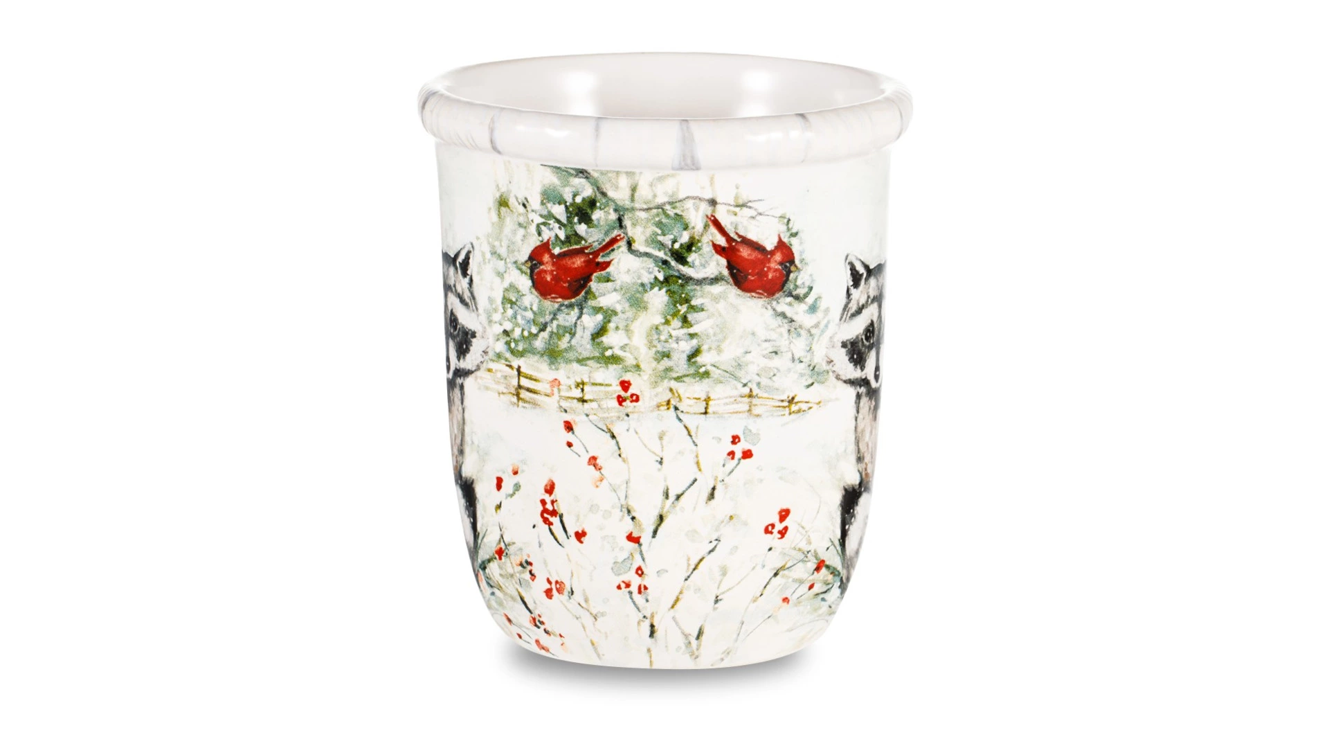 Кружка Certified International Зимняя прогулка. Енот 480 мл, керамика