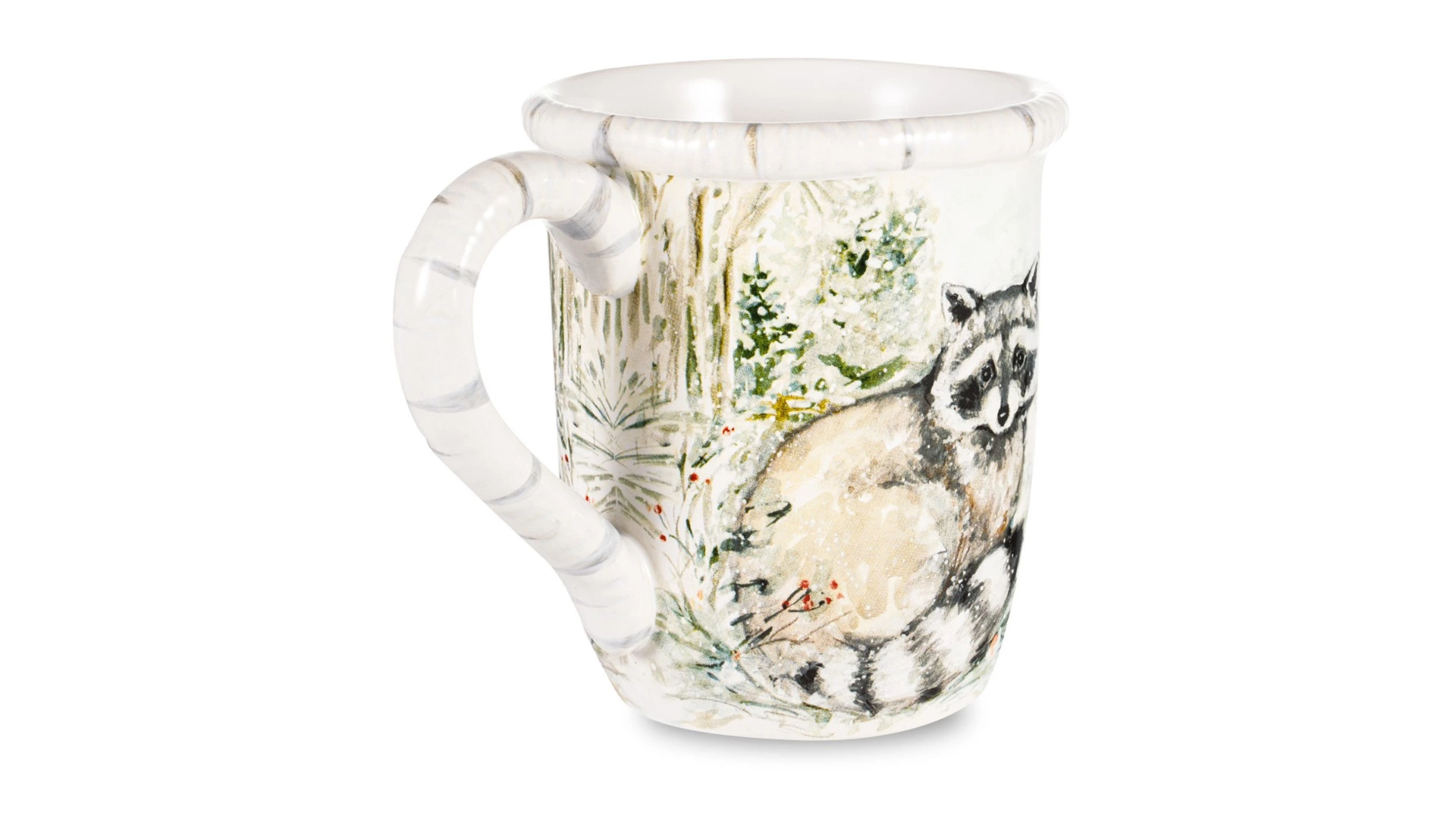 Кружка Certified International Зимняя прогулка. Енот 480 мл, керамика