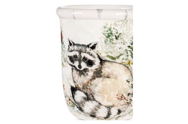 Кружка Certified International Зимняя прогулка. Енот 480 мл, керамика