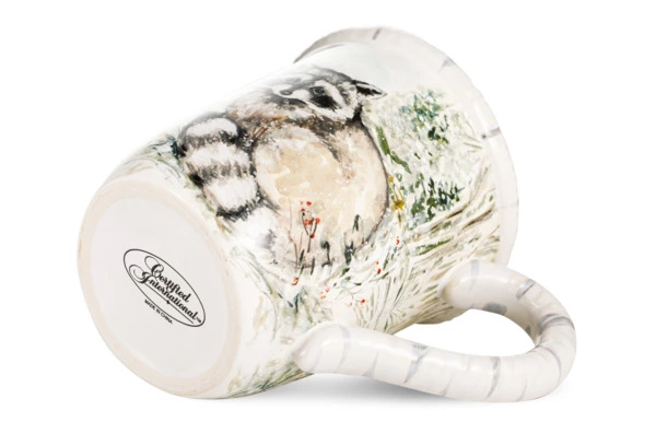 Кружка Certified International Зимняя прогулка. Енот 480 мл, керамика