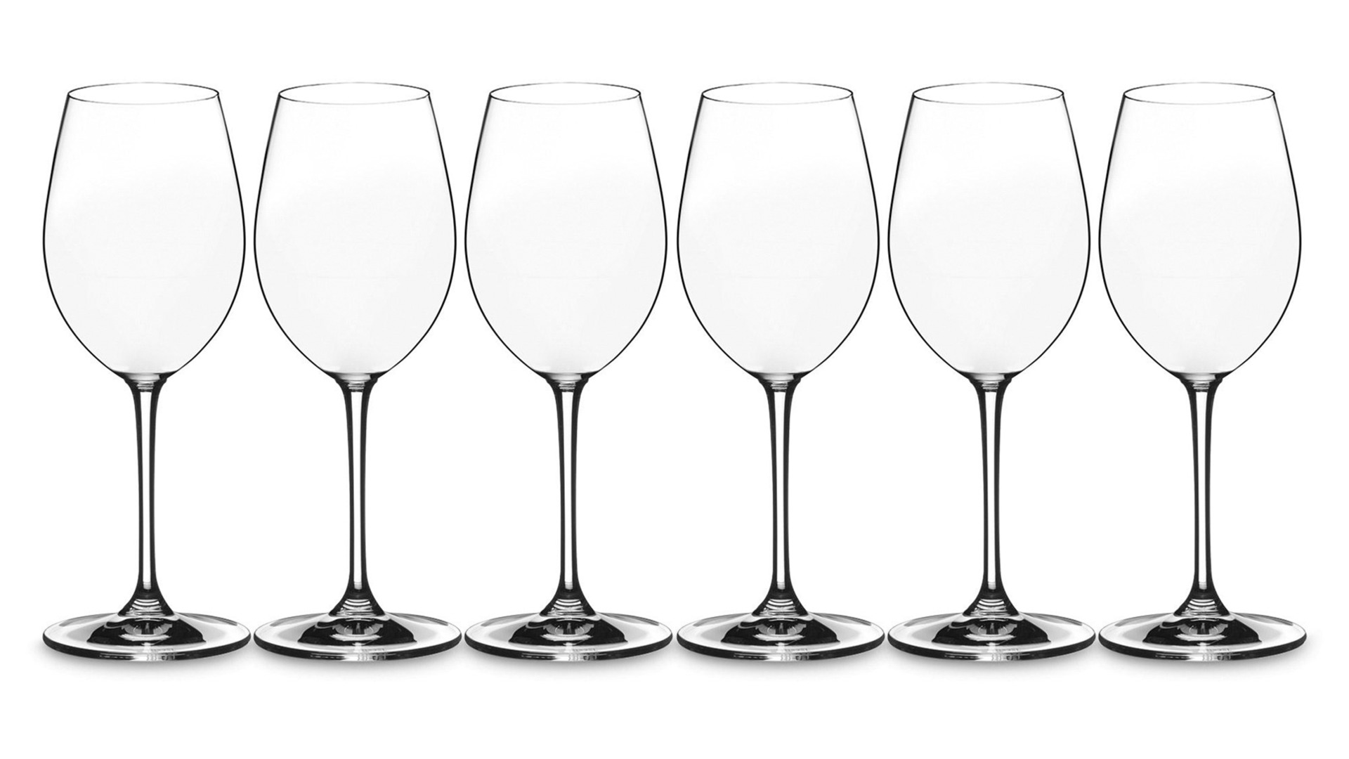 Набор бокалов для белого вина Riedel Vinum Viognier Chardonnay 370 мл, 6 шт, стекло хрустальное
