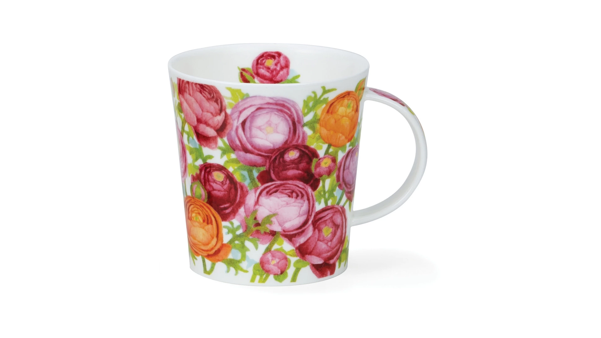 Кружка Dunoon Ранункулусы Ломонд 320 мл, фарфор костяной