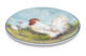Тарелка обеденная Certified Int Гальский петушок белый 28 см, керамика