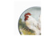 Тарелка закусочная Certified Int Гальский петушок белый 23 см, керамика