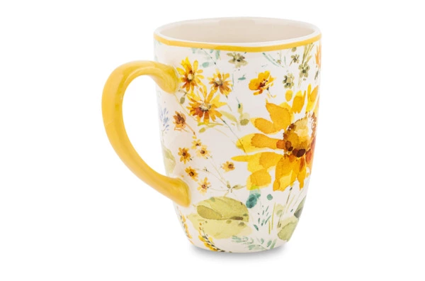 Кружка Certified Int Подсолнухи 410 мл, керамика