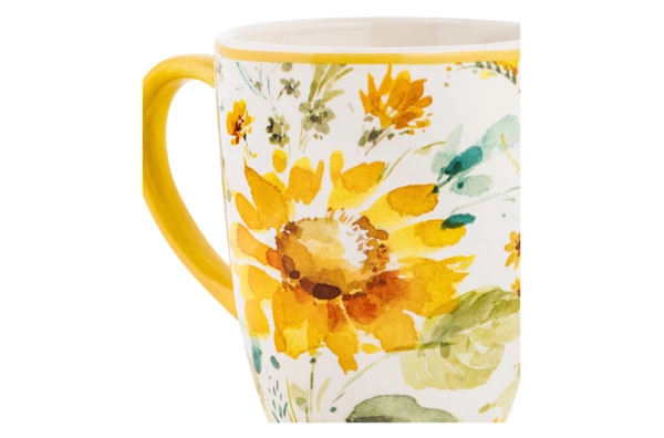 Кружка Certified Int Подсолнухи 410 мл, керамика