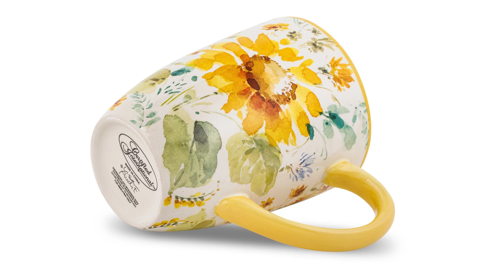 Кружка Certified Int Подсолнухи 410 мл, керамика