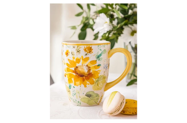 Кружка Certified Int Подсолнухи 410 мл, керамика