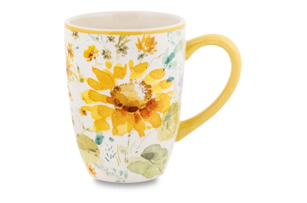 Кружка Certified Int Подсолнухи 410 мл, керамика