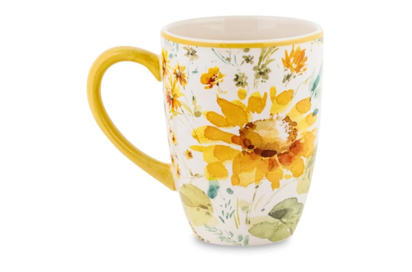 Кружка Certified Int Подсолнухи 410 мл, керамика