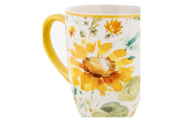 Кружка Certified Int Подсолнухи 410 мл, керамика