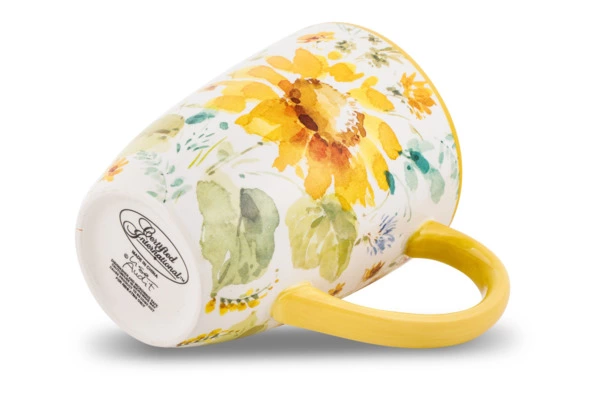 Кружка Certified Int Подсолнухи 410 мл, керамика