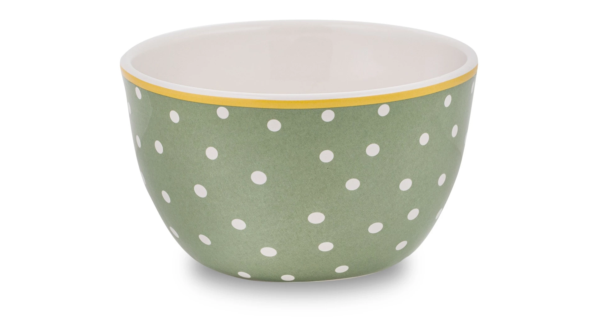 Салатник порционный Certified Int Подсолнухи, в горошек 13 см, керамика