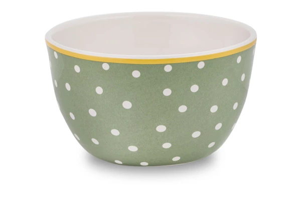 Салатник порционный Certified Int Подсолнухи, в горошек 13 см, керамика