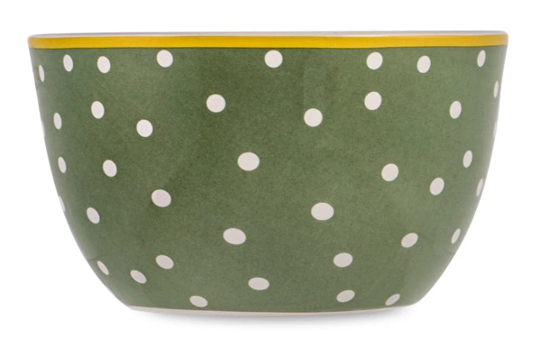 Салатник порционный Certified Int Подсолнухи, в горошек 13 см, керамика