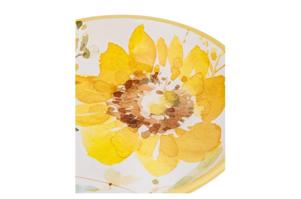 Тарелка суповая Certified Int Подсолнухи 23 см, керамика