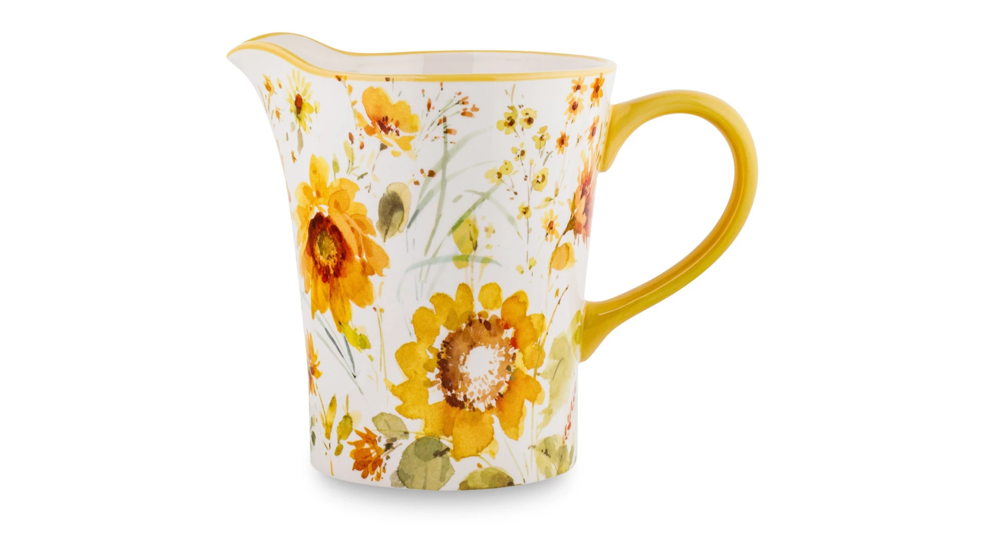 Кувшин Certified Int Подсолнухи 3,3 л, керамика