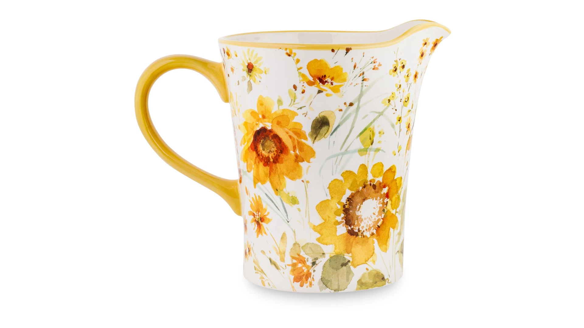 Кувшин Certified Int Подсолнухи 3,3 л, керамика