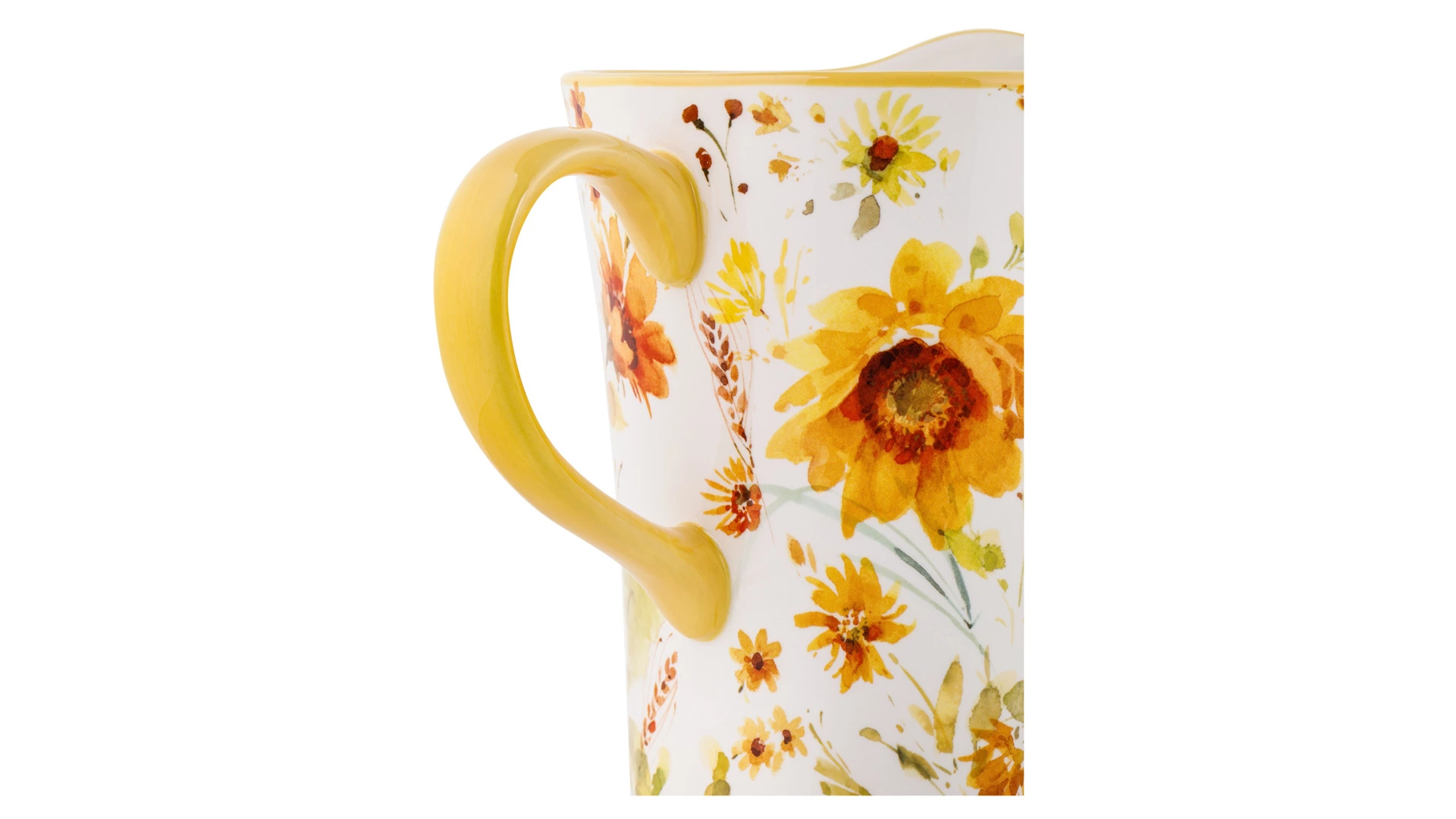 Кувшин Certified Int Подсолнухи 3,3 л, керамика