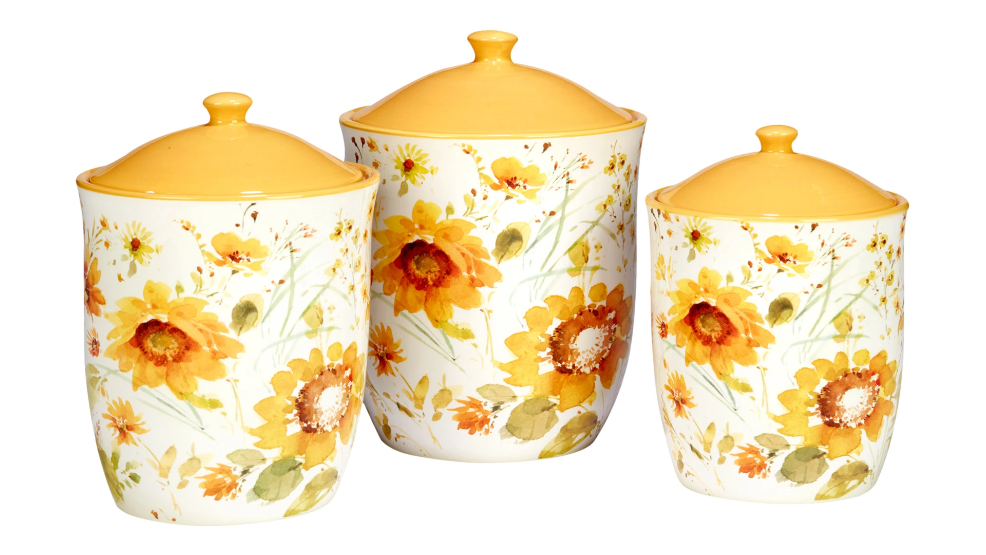 Банка для печенья Certified Int Подсолнухи 1,6 л, керамика