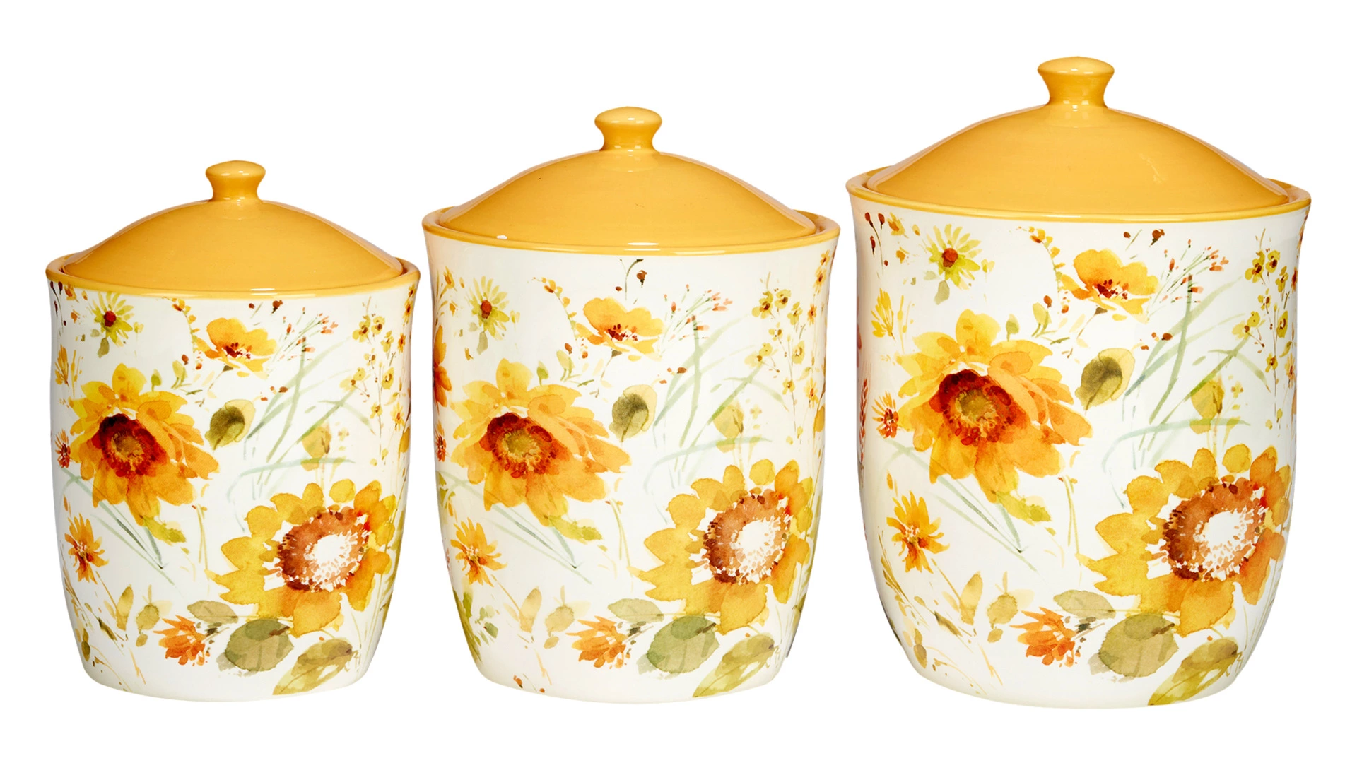 Банка для печенья Certified Int Подсолнухи 1,6 л, керамика