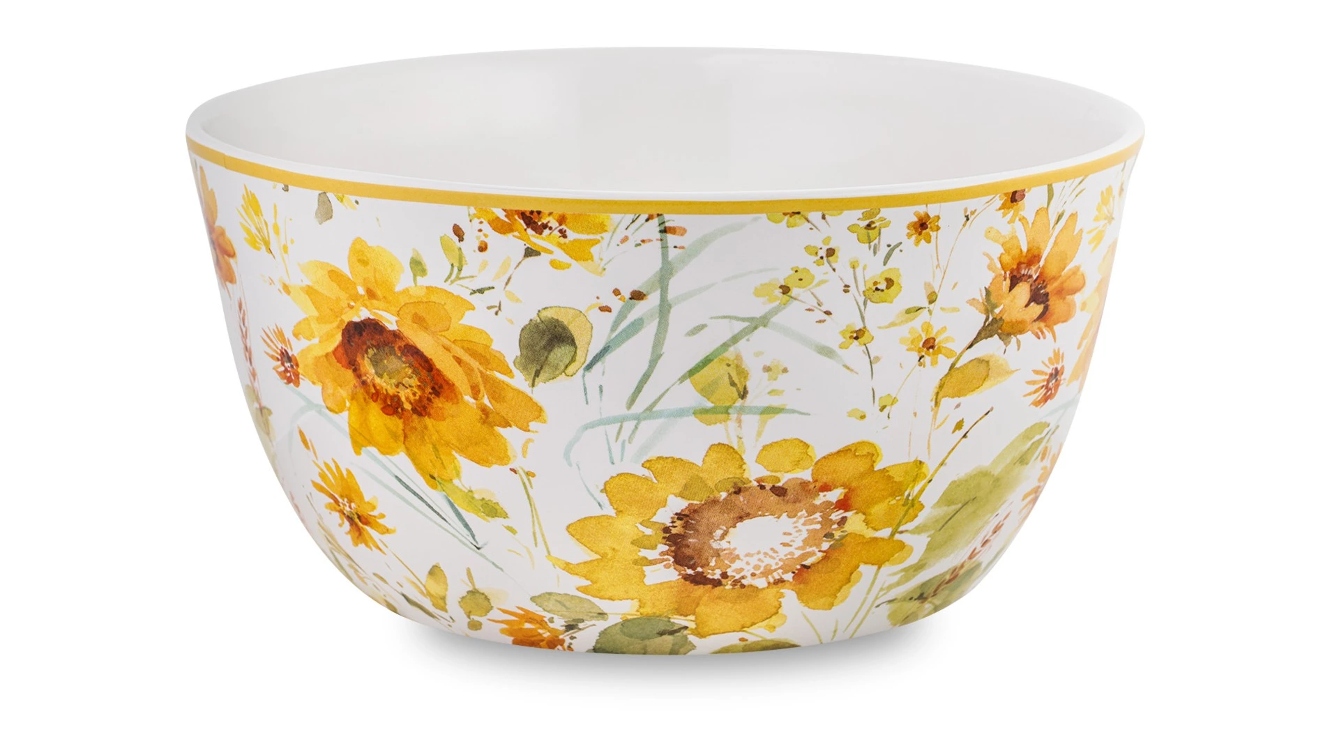 Салатник глубокий Certified Int Подсолнухи 28 см, керамика