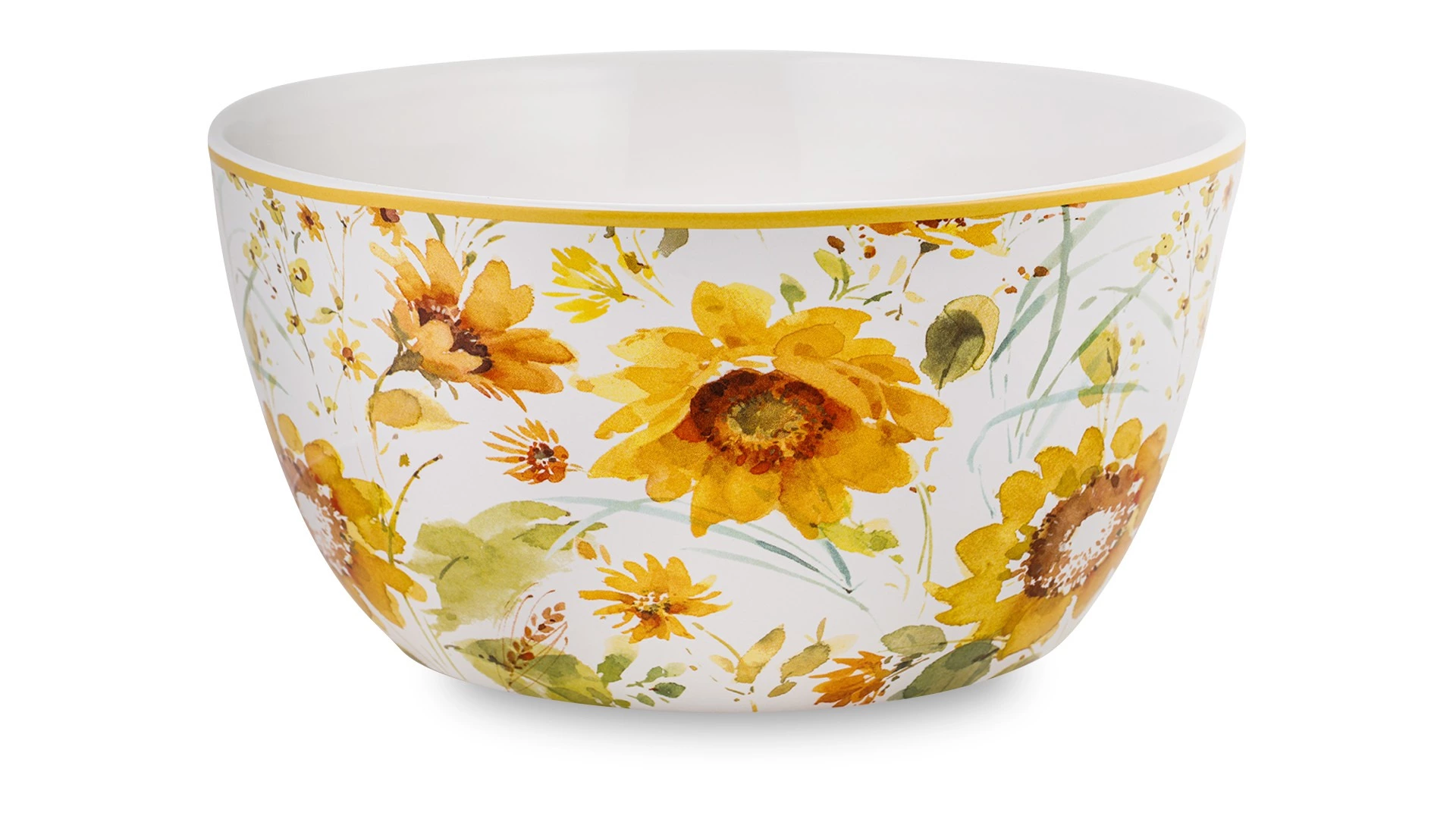 Салатник глубокий Certified Int Подсолнухи 28 см, керамика