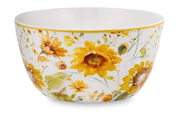 Салатник глубокий Certified Int Подсолнухи 28 см, керамика