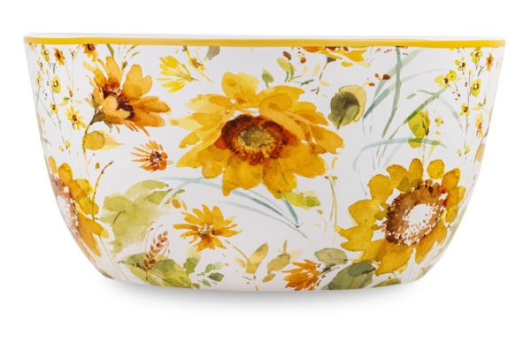 Салатник глубокий Certified Int Подсолнухи 28 см, керамика