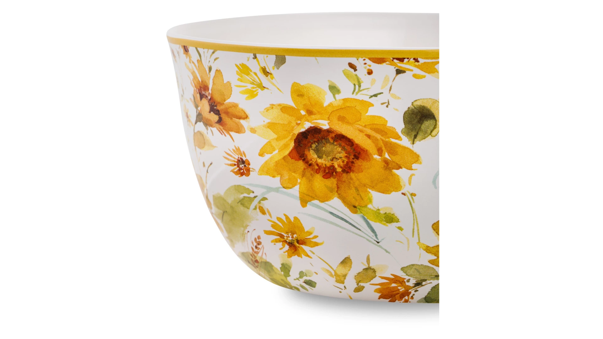 Салатник глубокий Certified Int Подсолнухи 28 см, керамика