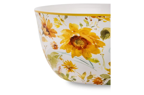 Салатник глубокий Certified Int Подсолнухи 28 см, керамика