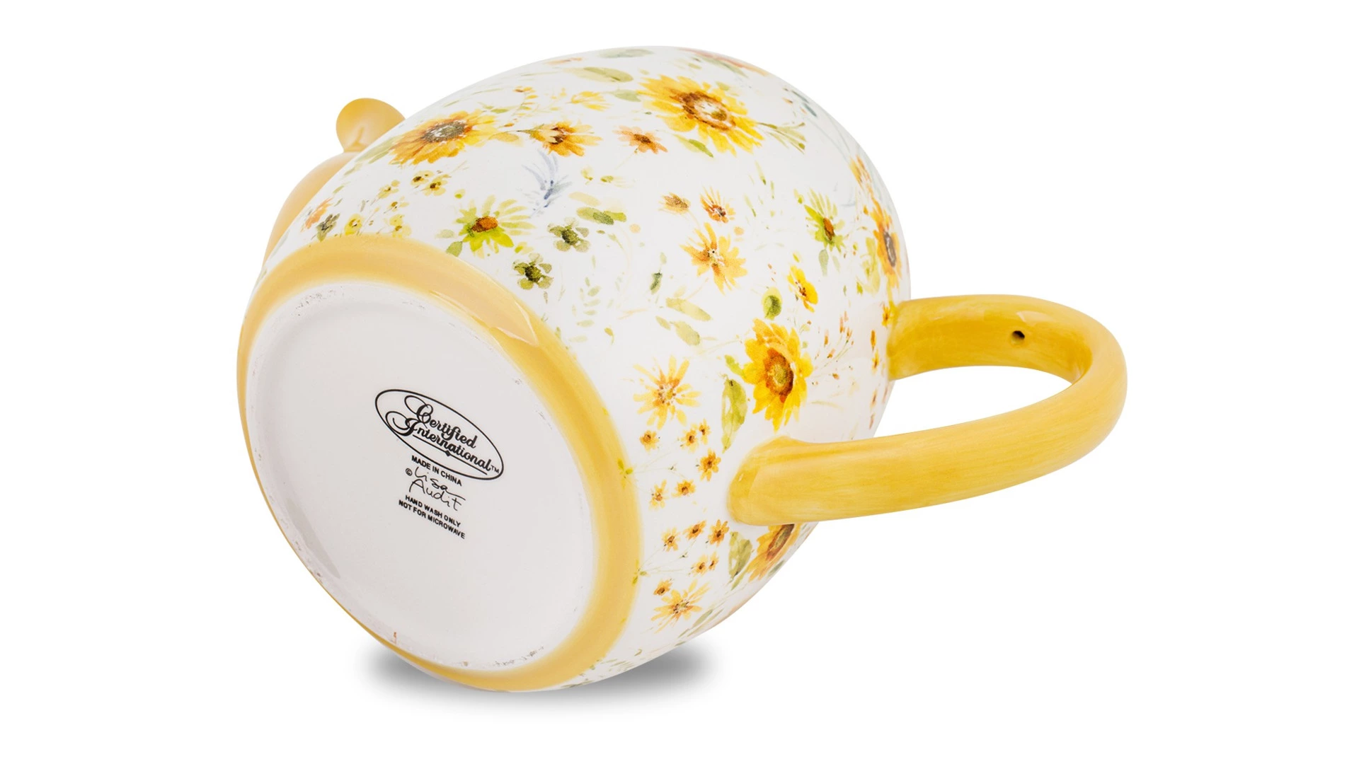 Чайник Certified Int Подсолнухи 1,2 л, керамика