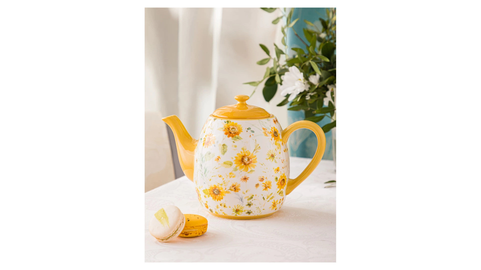 Чайник Certified Int Подсолнухи 1,2 л, керамика