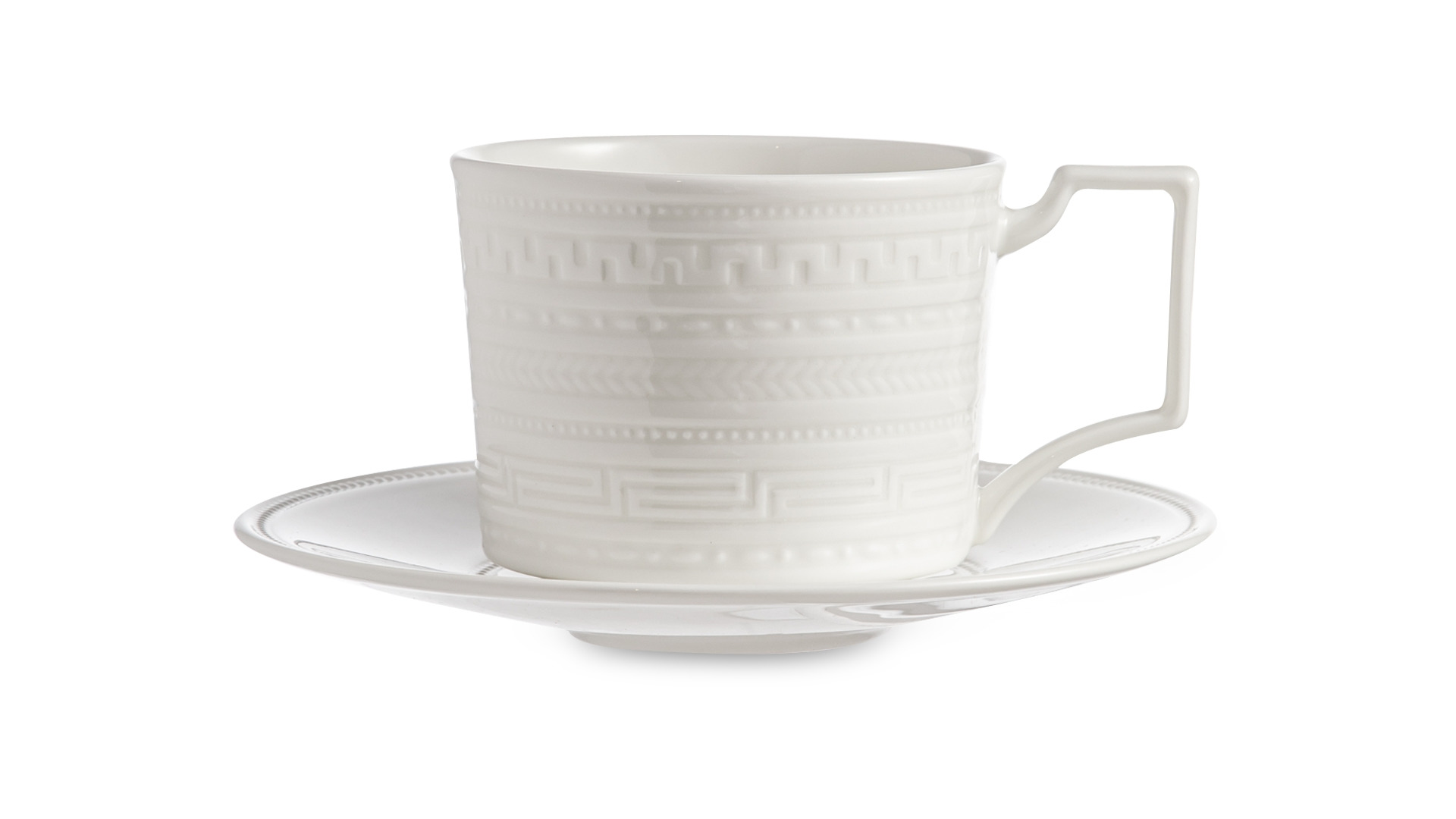 Чашка чайная с блюдцем Wedgwood Инталия 220 мл, фарфор